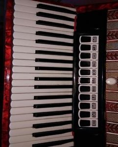 Horch M 701 120 bass Accordion Professional Akkordion Acordion Hohner Piano