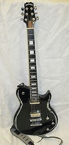 JACK DANIELS PEAVEY ELECTRIC GUITAR with fender strap OLD No 7 custom design