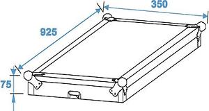 ROADINGER Flightcase 4x CLA-228