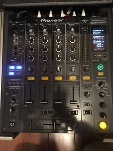 Pioneer DJM-800 4 Ch Pro DJ Mixer Effects Excellent Not scratch Free Ship EDM