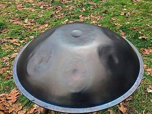Handpan By OHM G Harmonic Minor (G) D Eb F# G A Bb C - Handmade In The USA