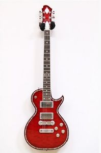 ZEMAITIS A24SU FLAME Flare w/hard case F/S Guiter Bass From JAPAN #Q733