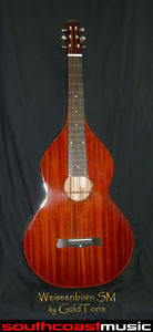 GOLD TONE SM WEISSENBORN LAP STEEL GUITAR IN CASE BRAND NEW!