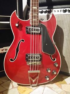 ♪♫ 1967/69 Crucianelli Elite Florentine Bass Vintage Bass Guitar Very Rare ♪♫