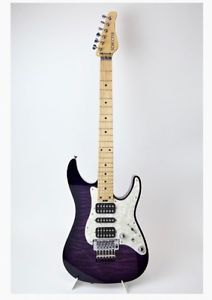 SCHECTER SD-DX-24-AS/M Purple Sunburst w/soft case F/S Guiter Bass #Q691