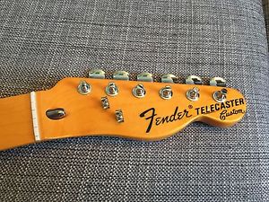 Fender American Vintage 72 Custom Telecaster Neck + Tuners USA Nitro Maple Tele
