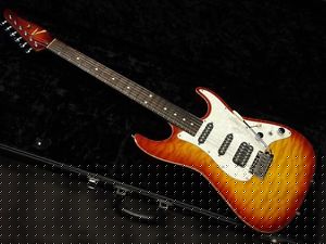 TOM ANDERSON Hollow Drop Top Classic Cherry Burst w/hard case F/S Guiter #X1521