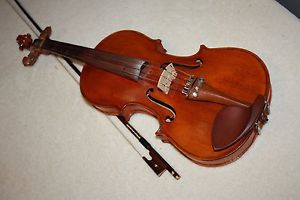 American H.E. Fain Violin with Fine Bow, old case