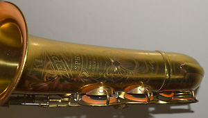 1938 King Zephyr Special Tenor Sax Sterling Silver Neck BEAUTIFUL