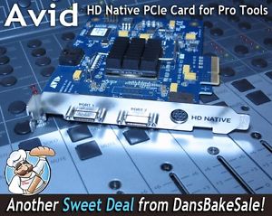 Avid HD Native PCIe Card for Pro Tools - Excellent Condition -Tested Works Great