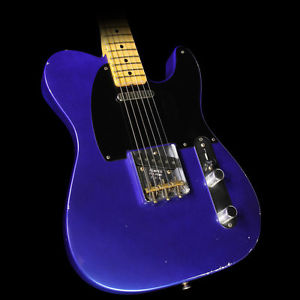 Used 2007 Fender Custom 51 Nocaster Electric Guitar Refinished Cobalt Blue Relic