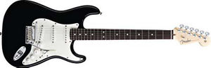 Fender VG American Stratocaster Roland Electric Guitar Rosewood Fretb. Black NEW