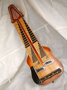 OLD OTWIN DOUBLE LAP STEEL GUITAR ALTE OTWIN HAWAII GITARRE HAWAIIGITARRE RARE
