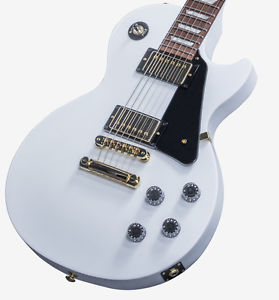 Gibson USA Les Paul Studio 2016 Alpine White Gold Hardware Electric Guitar
