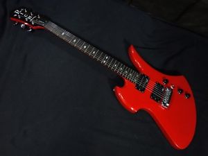 B.C.Rich NJ Retro Mockingbird Red w/soft case F/S Guiter Bass From JAPAN #X1527