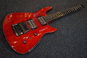 STEINBERGER ZT-3 ZT3 Custom Trans Red Electric Guitar Musical Instrument