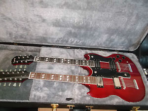 VERY FINE EPIPHONE G1275 DUAL NECK ELECTRIC GUITAR