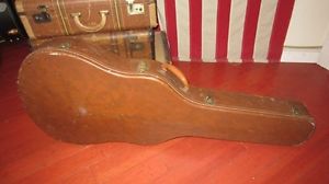 Vintage Circa 1956 Gibson ES-335 ES-225 ES-Sized Hard Shell Guitar Case Brown