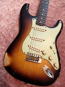 Fender 1959 Stratocaster Relic 2ToneSunburst 2007 Electric Free Shipping