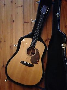 2013 C. F. Martin & Co. D-18 With Acoustic Guitar With Built In Microphone