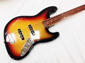 Fender Jaco Pastorius Jazz Bass Fretless 3-Color Sunburst FREE SHIPPING W/Hcase