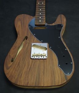 Thinline Rosewood Guitar / Screw Holes for American Telecaster Bridge