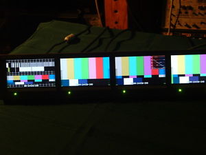 Wohler/SONY RM-2443W-2HD  HD/SD/SDI CBVS Quad 4.3/16:9 Widescreen Video Monitor