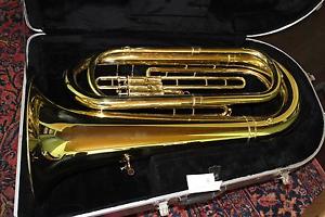 King Model 1140W 3/4 Size 3 Valve Top Action Tuba DISPLAY MODEL MINT QuinnTheEsk