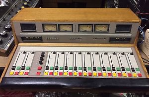 1980s Howe 7500 analog broadcast audio stereo radio mixer console HoweTech