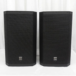 2x Electro-Voice ZLX-12P Active 12" Speakers ZLX12P ZLX12 Powered Loudspeakers