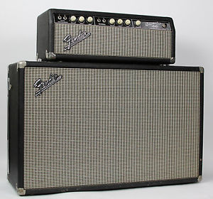 Vintage 1964 Fender Tuxedo Bassman 6G6-B Head w/ 2x12 Cabinet RARE!