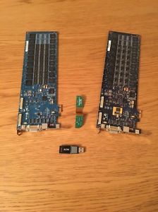 Avid Digidesign Pro Tools HD2 PCIe cards + Legit Version of 8 & 9HD license iLok