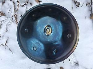 Handpan By OHM G Harmonic Minor (G) D Eb F# G A Bb C - Handmade In The USA