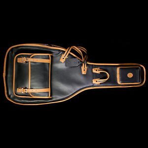 Levy's LM20PR-BLK Pro Series Leather Acoustic Guitar Gig Bag