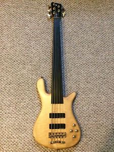 Warwick Streamer Bass Guitar 5 String Fretless German