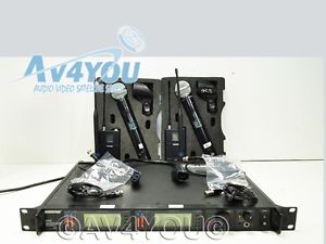 SHURE Wireless UR4D w/ 2x (UR1-WL184 Lav, UR2-SM58, antennas) L3 638-698 MHz #3