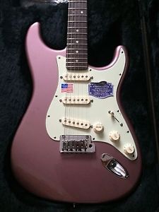 Fender American deluxe stratocaster 2013 Rare burgundy mist metallic Immaculate!