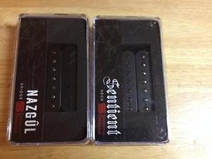 NEW Seymour Duncan Nazgul & Sentient 7 String Set Uncovered Black Guitar Pickups