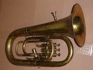 Antique couesnon & Cie Paris Euphonium with case