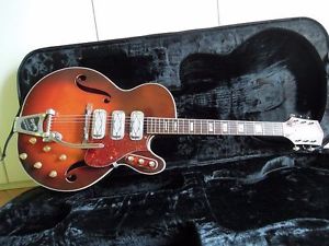 Vintage 1966 Silvertone 1454 (harmony - kay) H77 H78 -Bigsby-