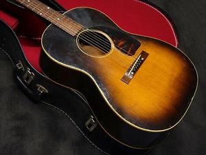 Gibson LG-1 Sunburst NAT w/hard case Free shipping Guiter Bass From JAPAN #X1544