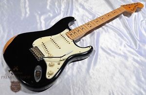 Fender Custom Shop2007 1969 Stratocaster Relic Black Used Electric Guitar F/S