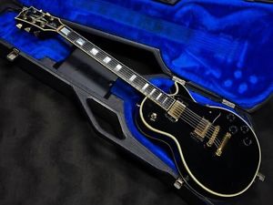 Gibson Les Paul Custom Ebony 1987 Electric Free Shipping