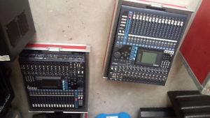 LAST CHANCE FREE SHIPPING TWO Yamaha 01V96 Mint with case Digital Mixers