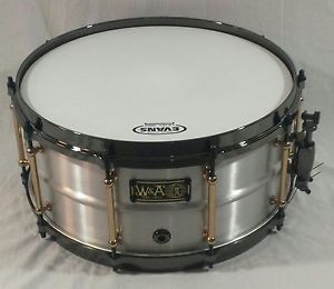 Walberg and Auge - 6.5 x 14 Seamless Aluminum Shell Snare Drum