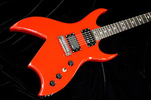 B.C.Rich NJ Retro Bich Electric Guitar Ferrari Red Free shipping Japan w/Gigcase