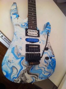 HAMER CHAPARRAL MADE IN USA 1989 CUSTOM SWIRL
