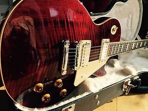 GIBSON LES PAUL STANDARD WINE RED 2011 BEAUTIFUL AAA FLAME TOP