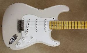 Fender Custom Shop LTD '55 Strat Relic Stratocaster Dirty White Blonde Guitar