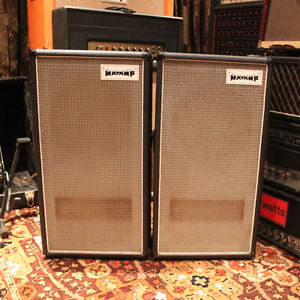 Vintage 1978 Matamp Pair 1 x 12 Amp Cabinet Column Amplifier w/ Covers